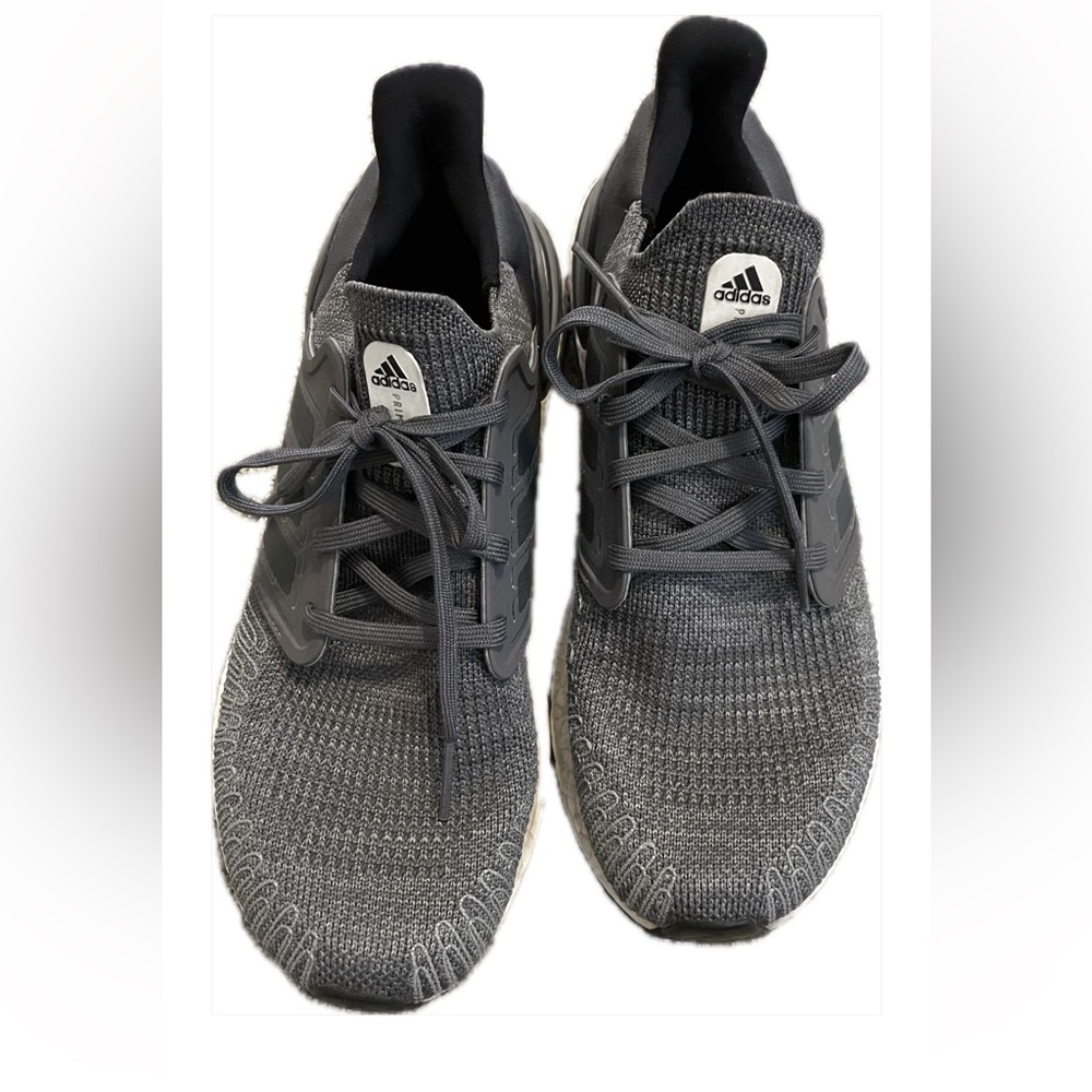 Adidas Primeknit Pure Boost. Dark gray/Light Gray/Black. Men’s Size 9.5